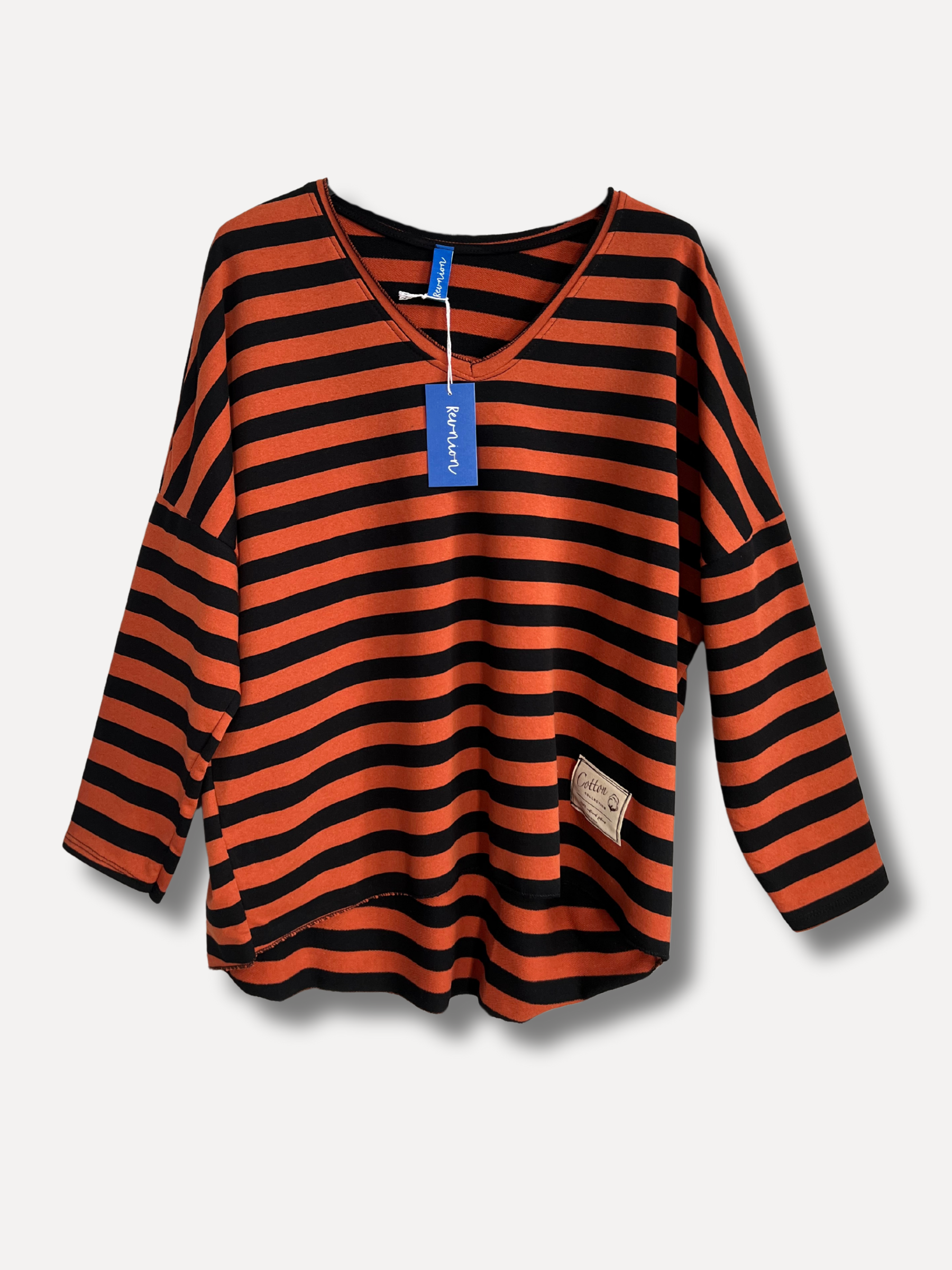 Friday Stripe T, Orange