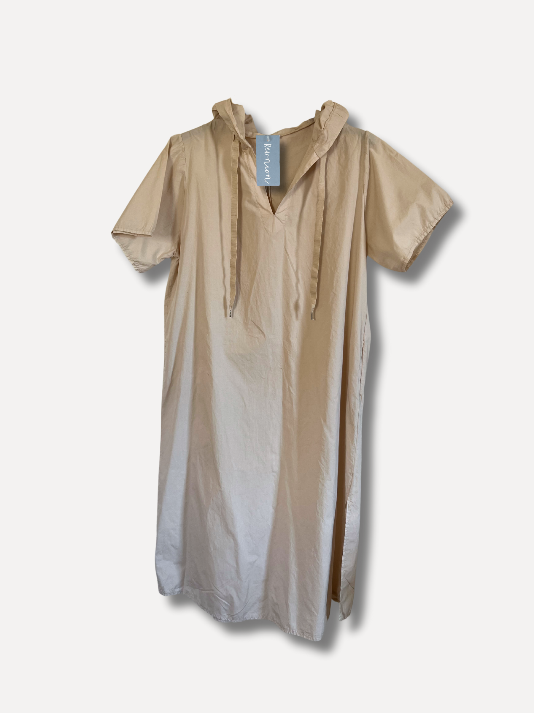 Mico Hoodie Dress, Beige