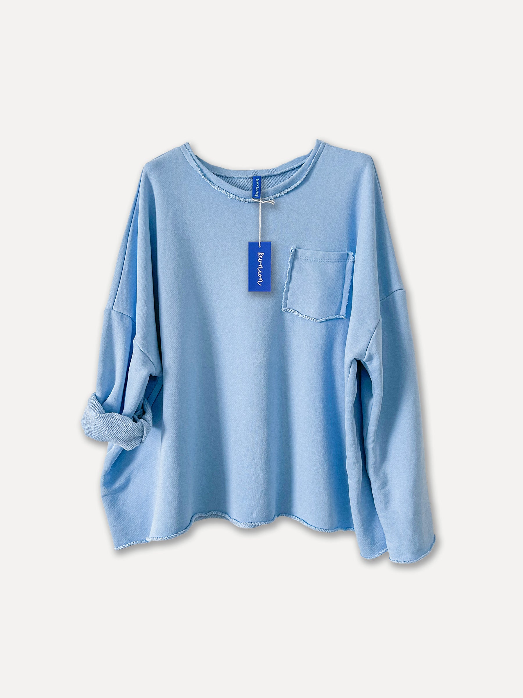 4937 - Soft Spring Sweater, Sky Blue