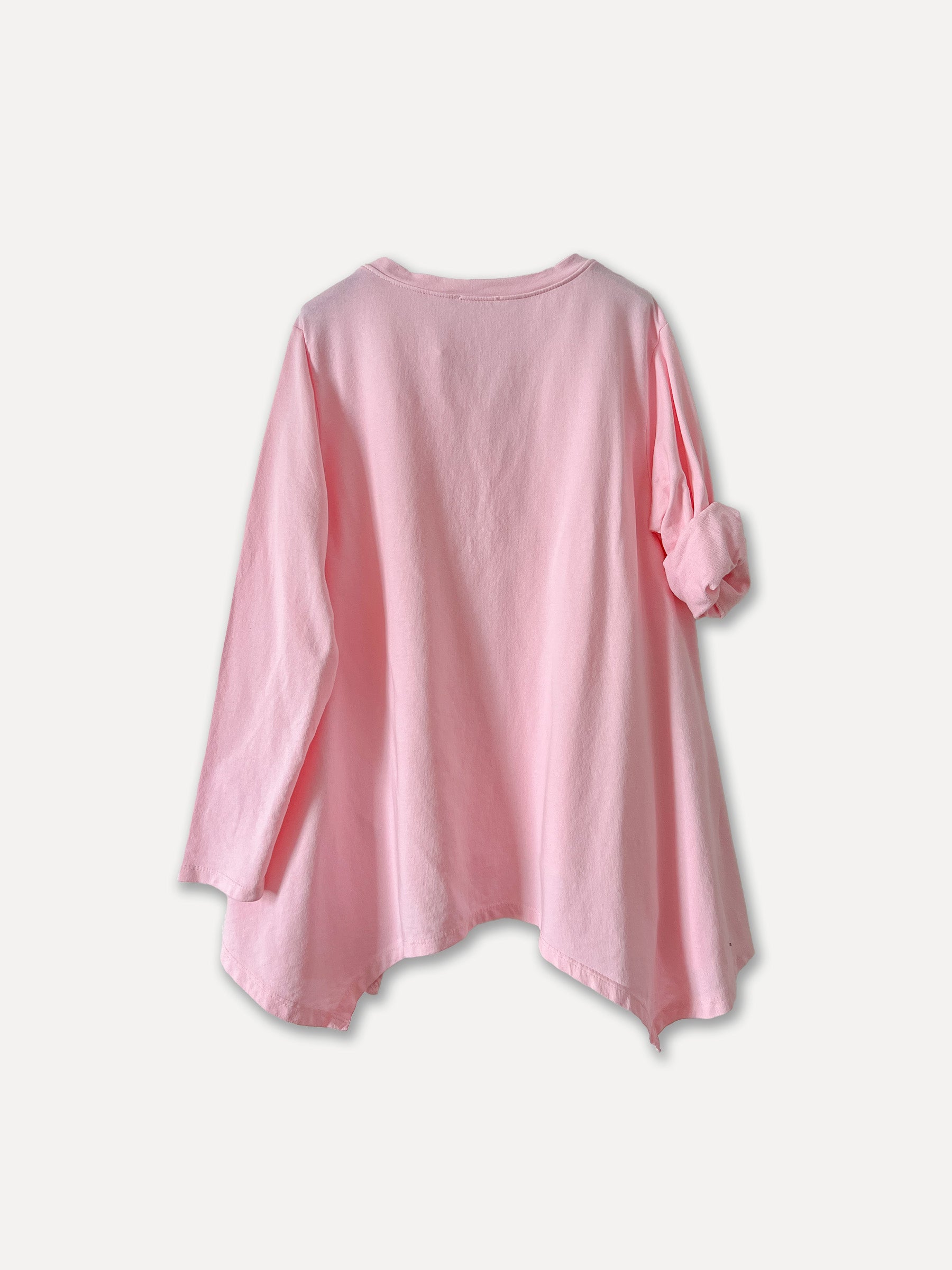 4948 - Cord Cotton Sweater, Baby Pink