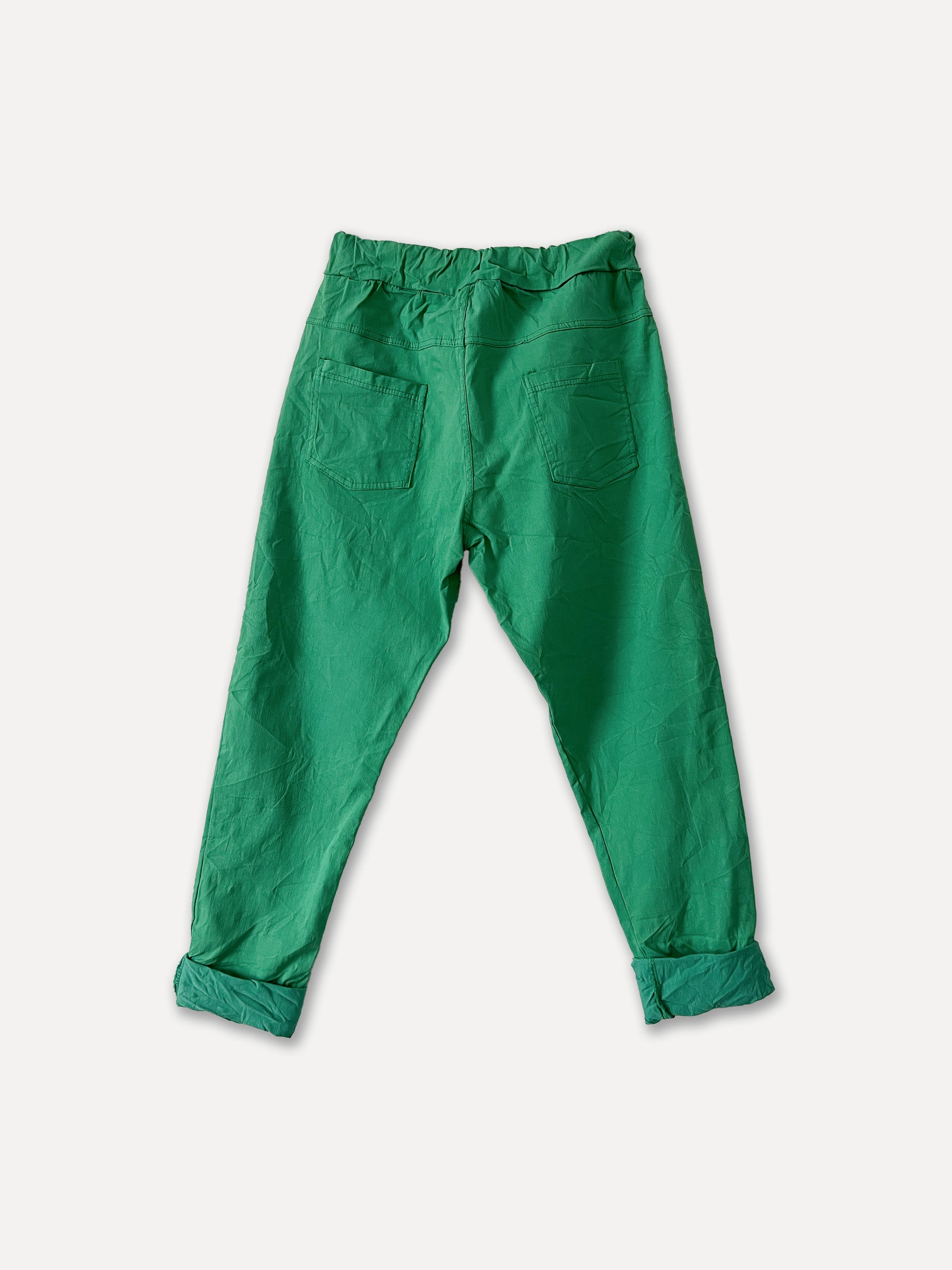 Pantaloni a scatola Spring Wash, Green di mela (L/XL)