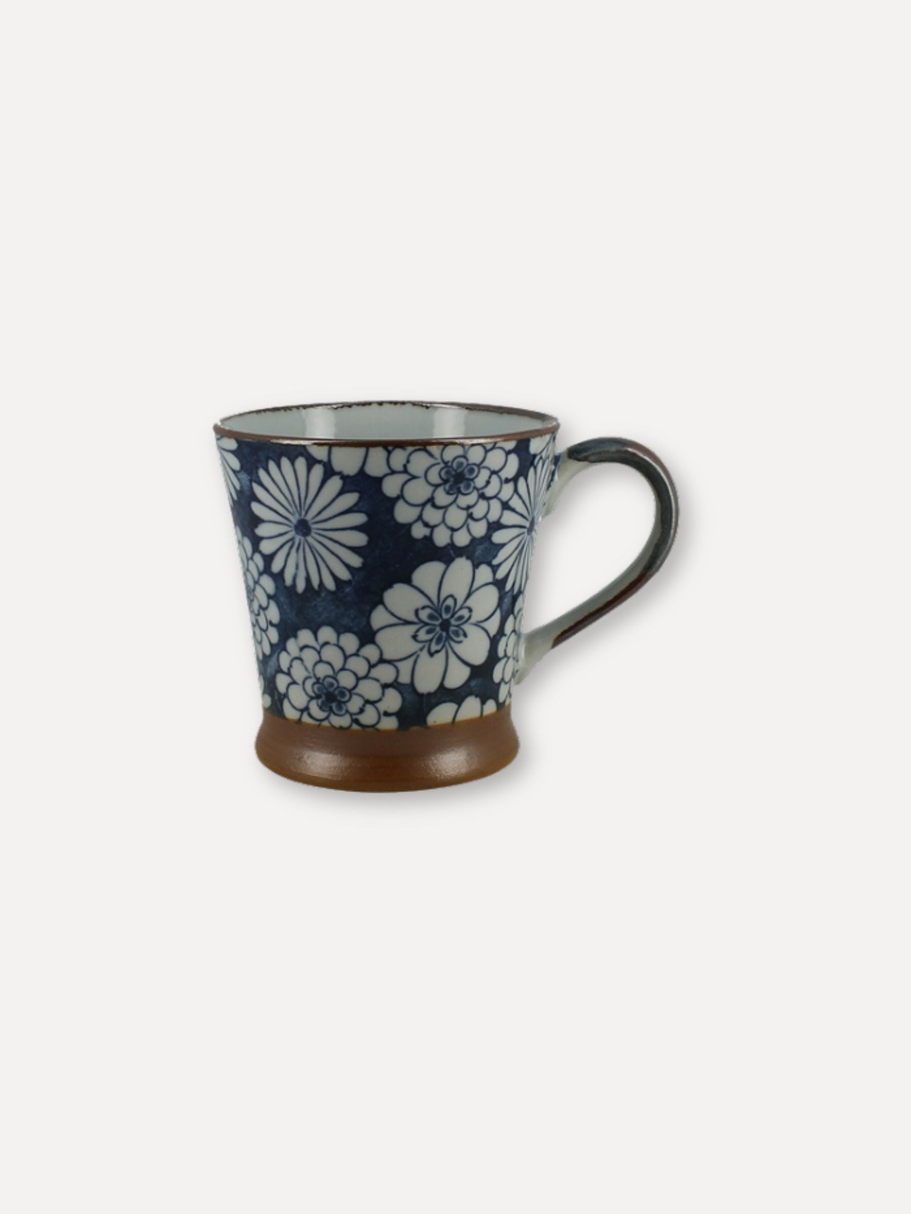 Floral Mug, Blue