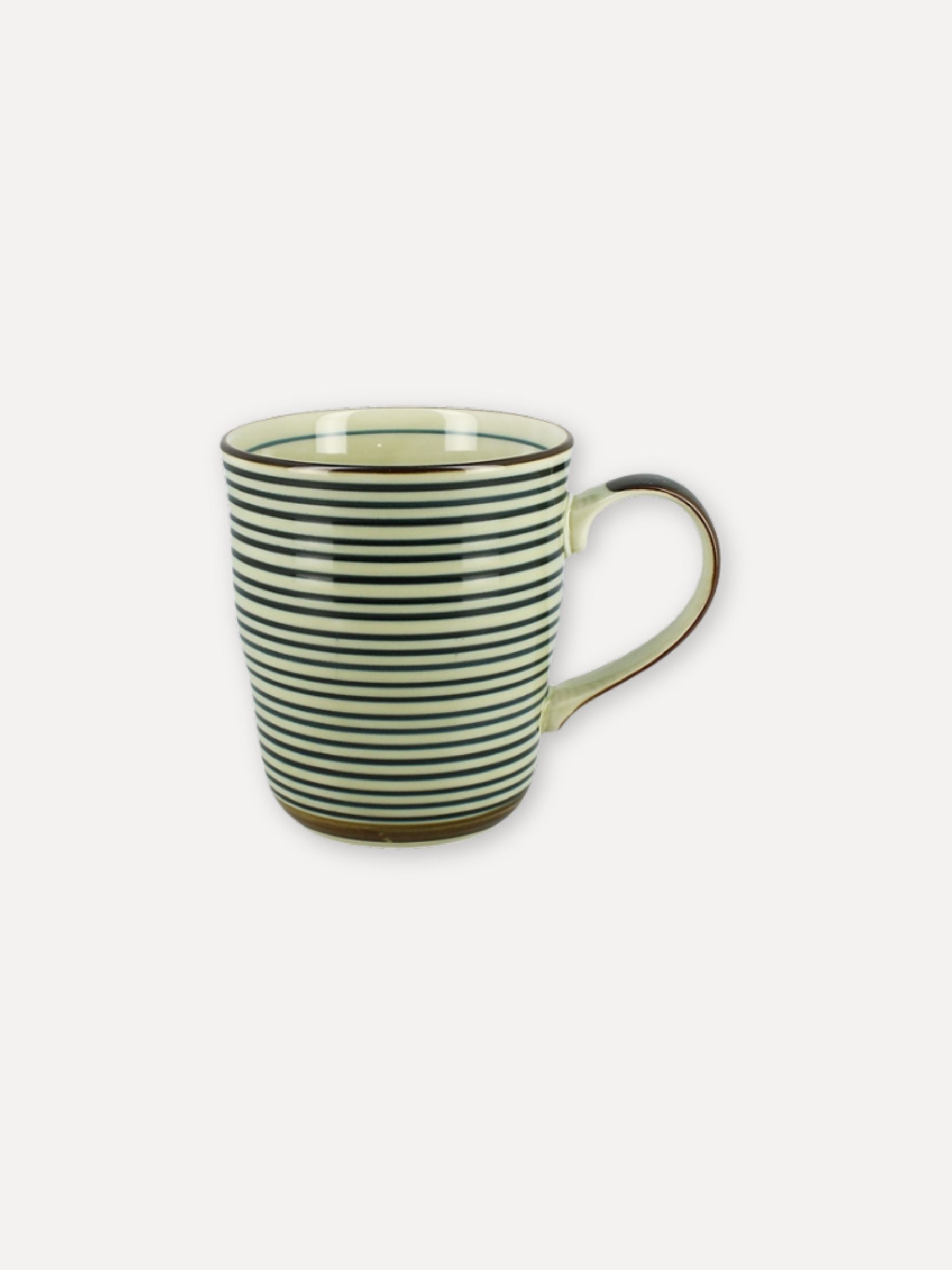 Randig Mug, Grey