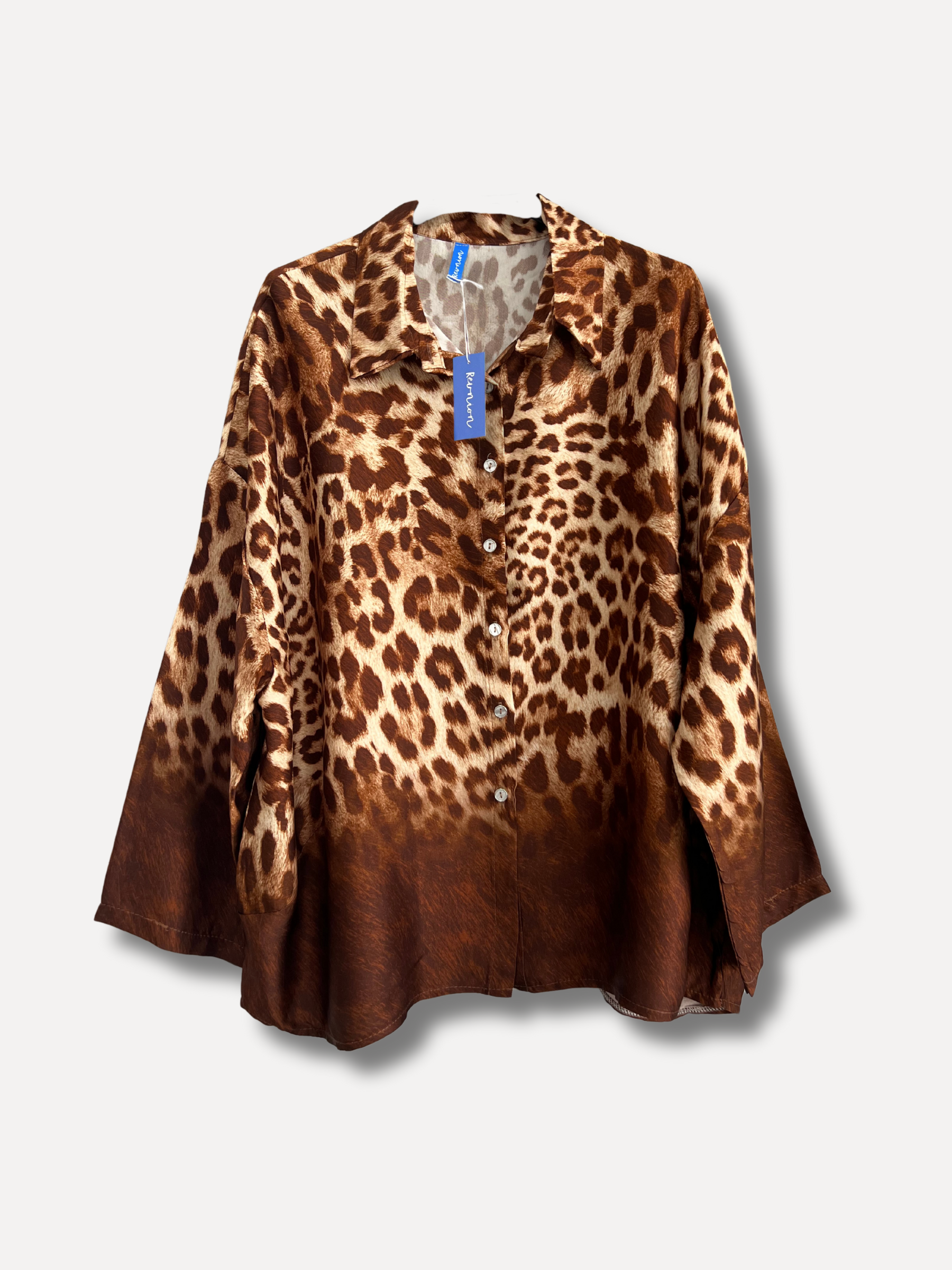 Faded Leo Shirt, Brown