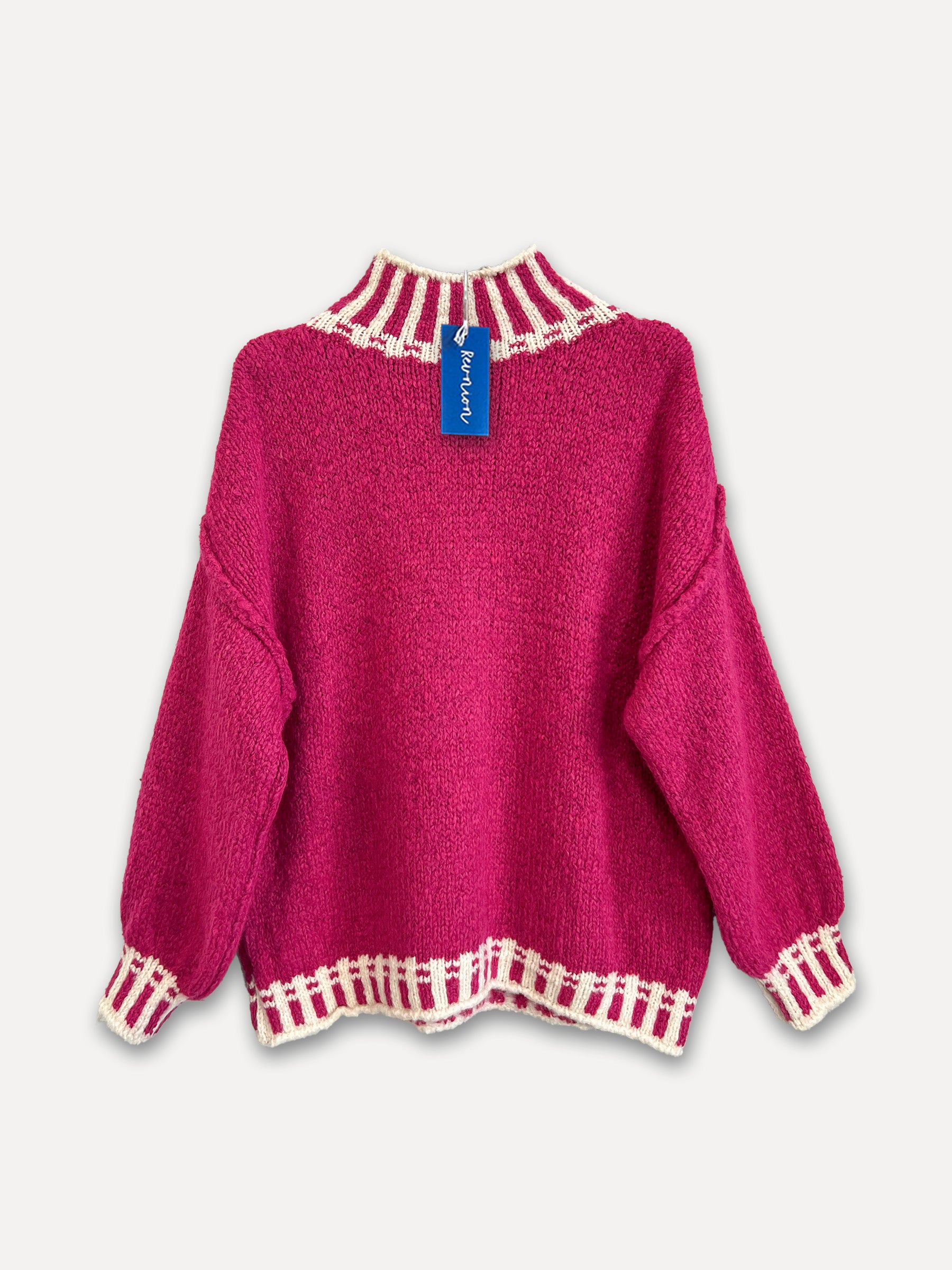 Weekend In The Mountains Sweater, Cerise