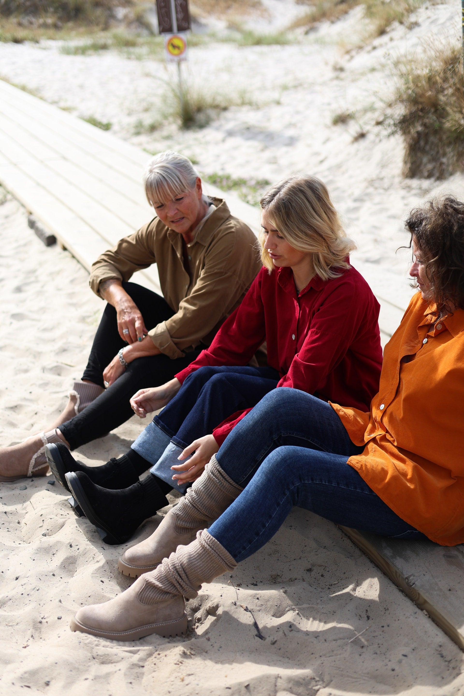 Retour à la chemise de corde de travail, orange brûlé