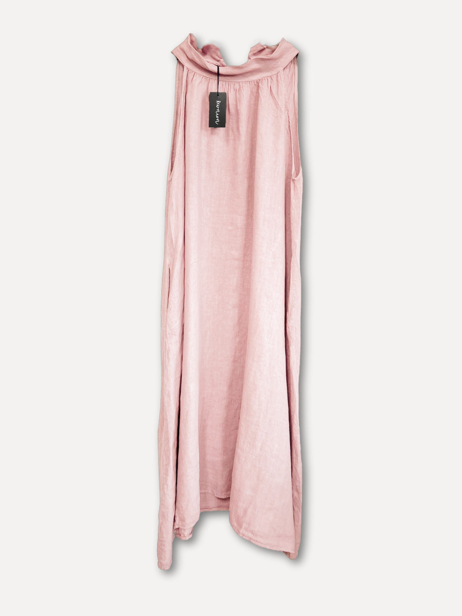 Annie Linen Dress, Pink