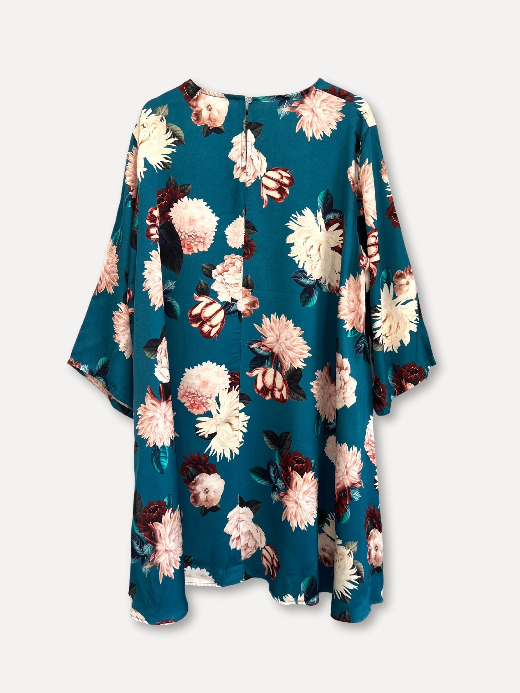 Bacci Fiori Dress, Turquoise