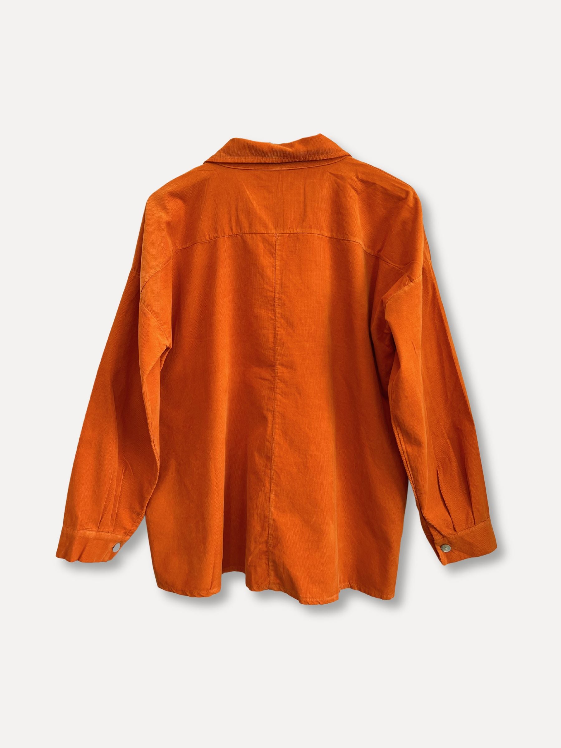 Back to Work Cord Shirt, Burnt Orange