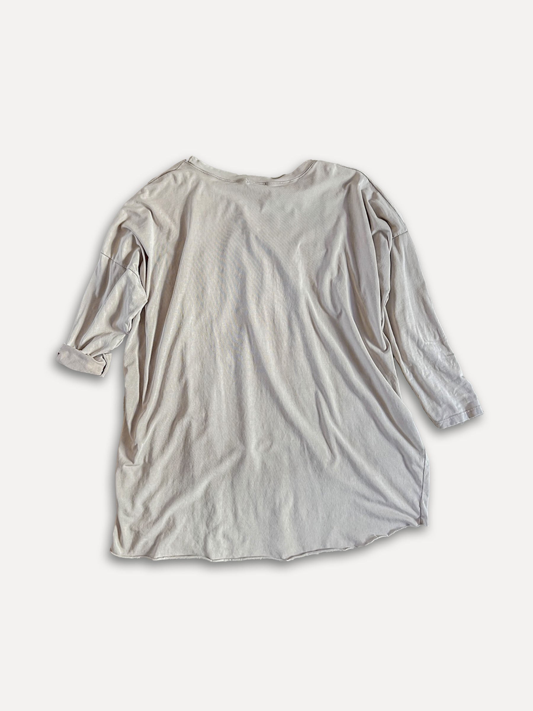 T-shirt da sogno di cotone softy, beige