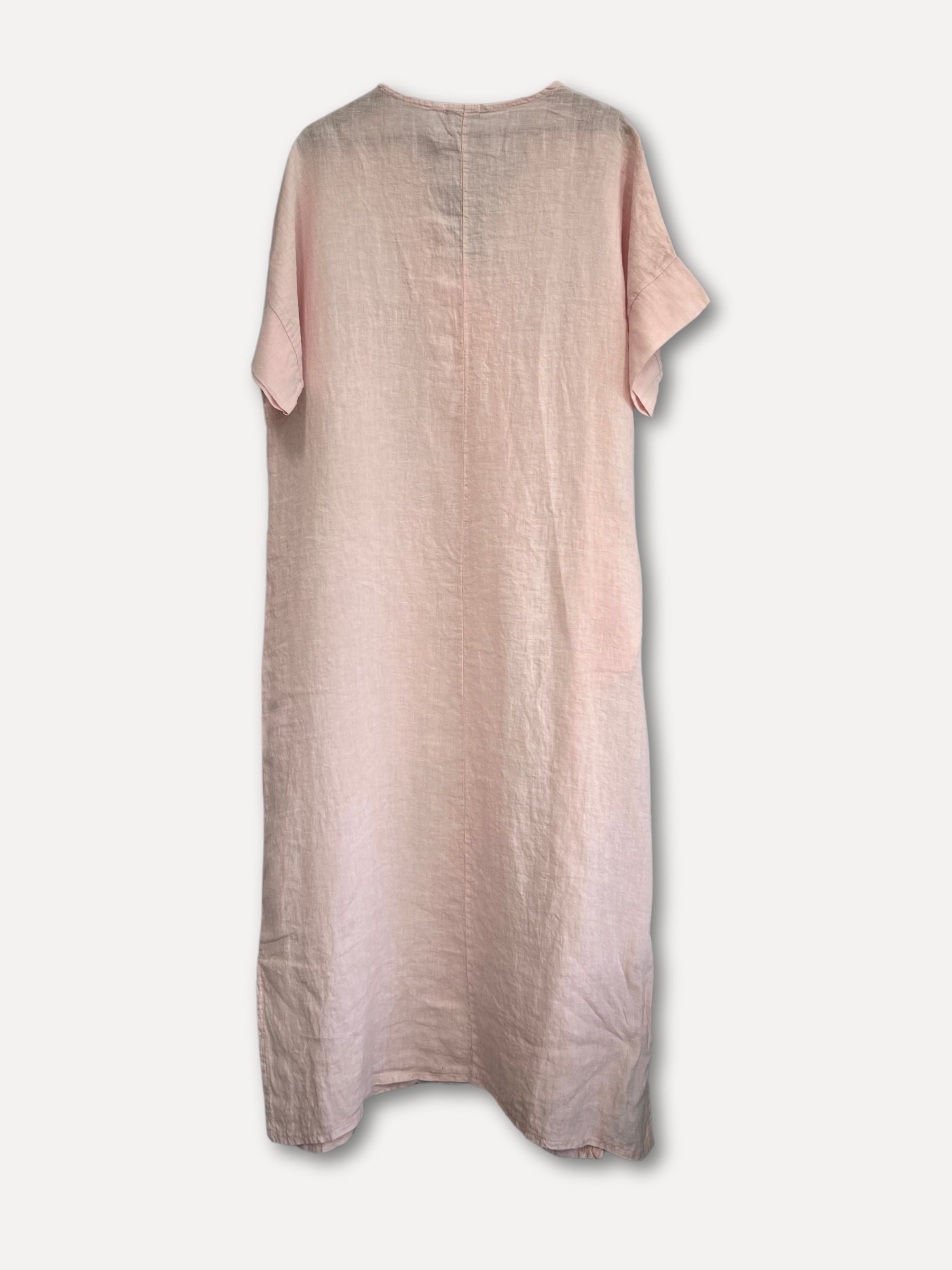 Bodil Linen Dress, Pink