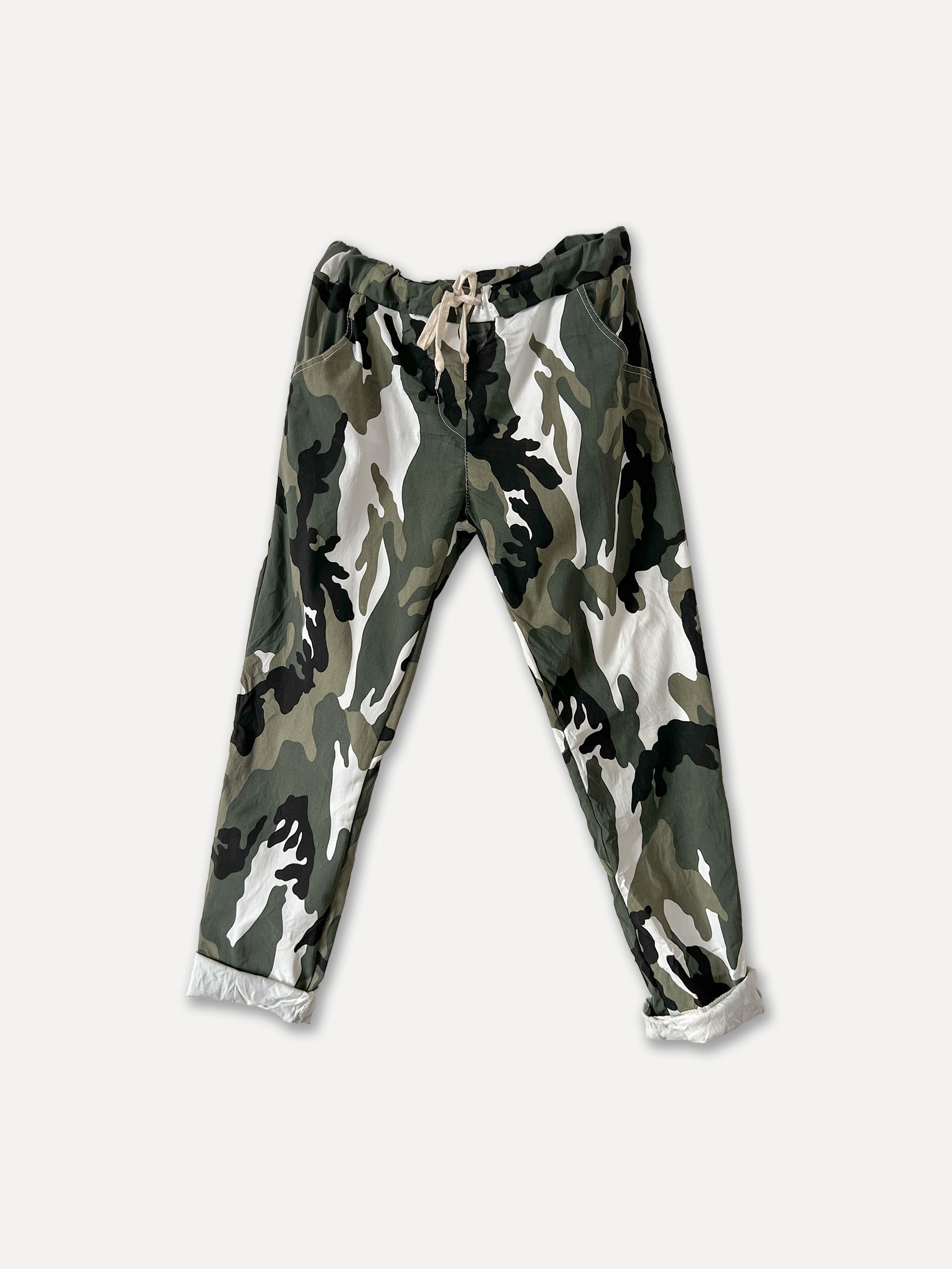 Pantalon de boîte Camo Spring (L / XL)