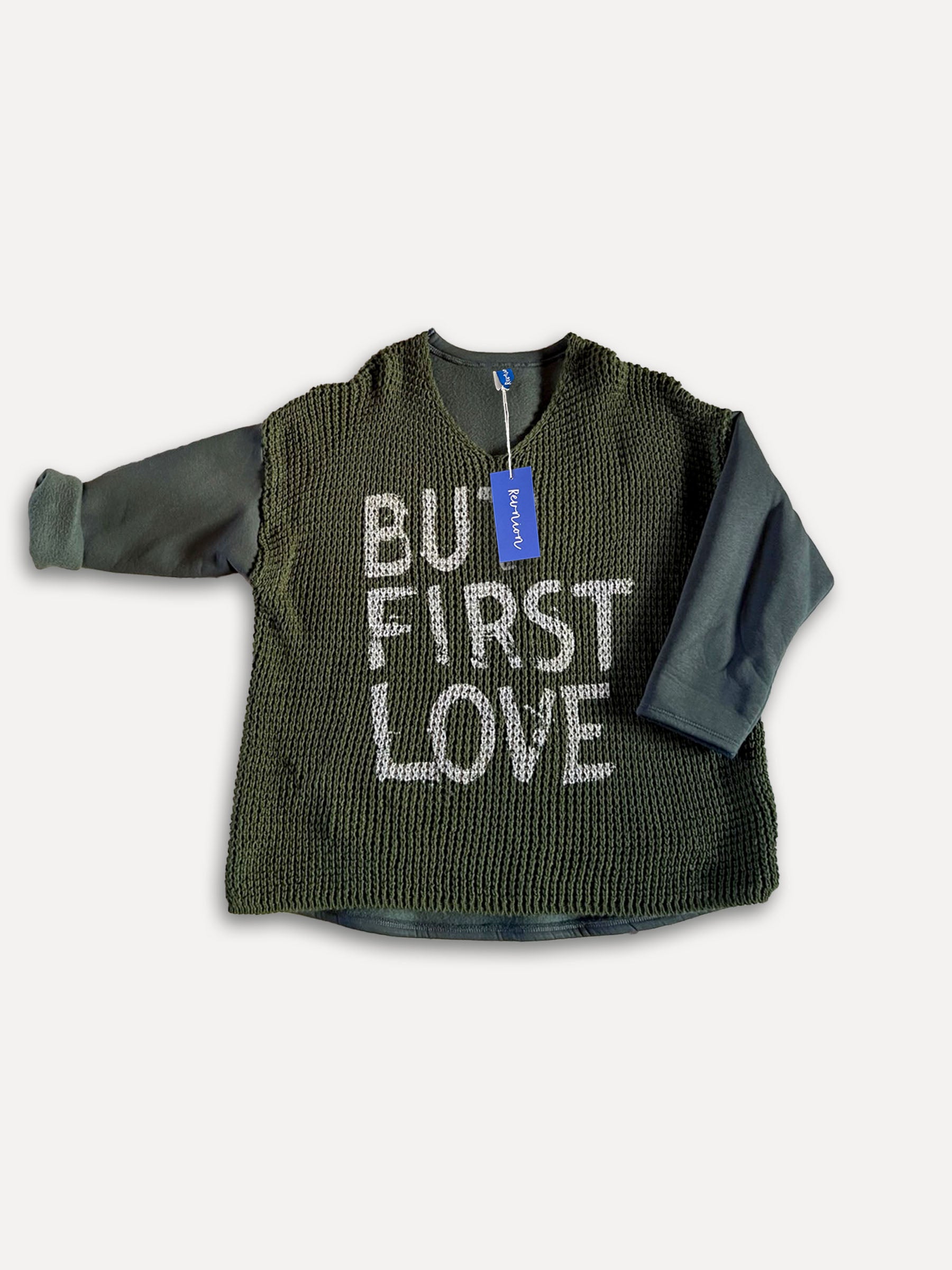 But First Love Sweater, Army