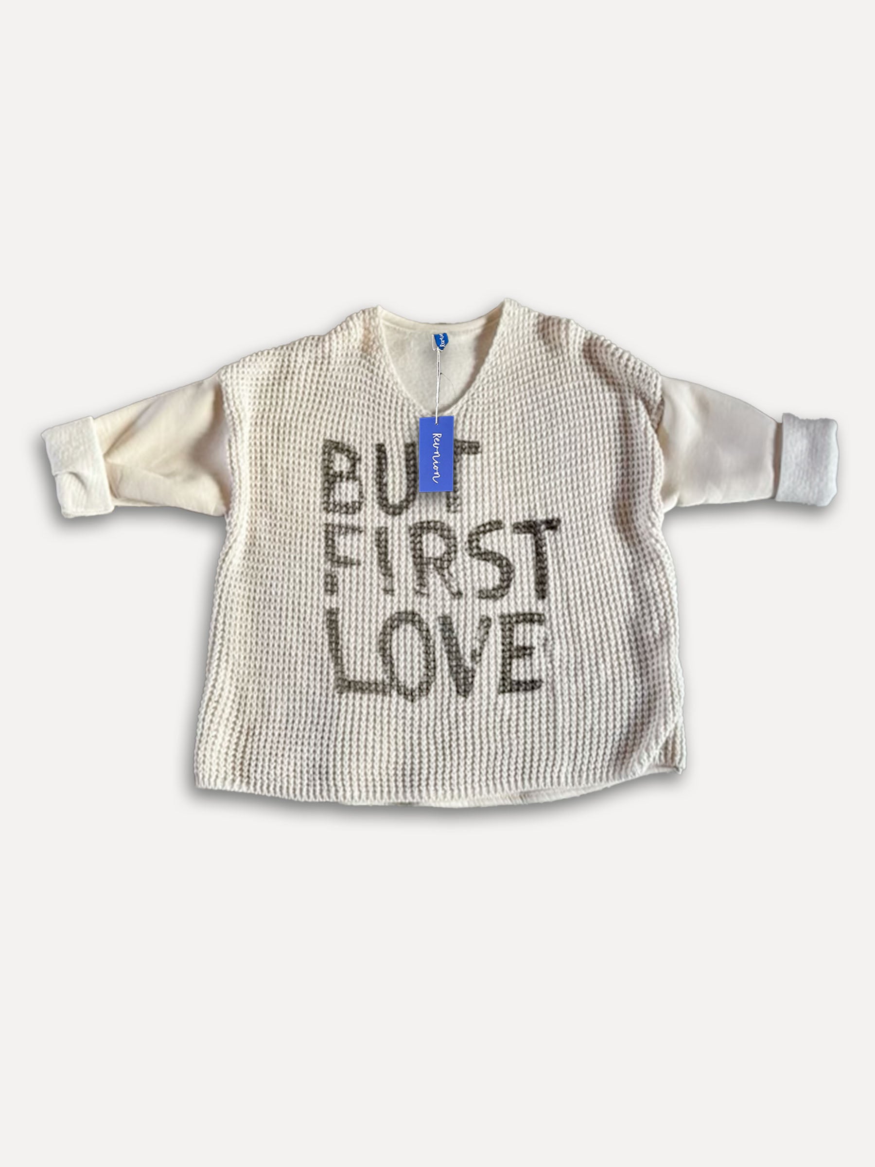 But First Love Sweater, Beige