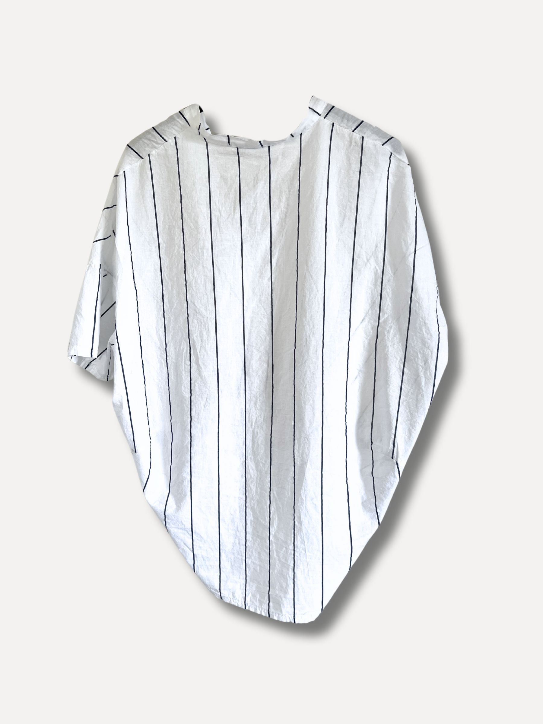 Easy Stripe Shirt, White