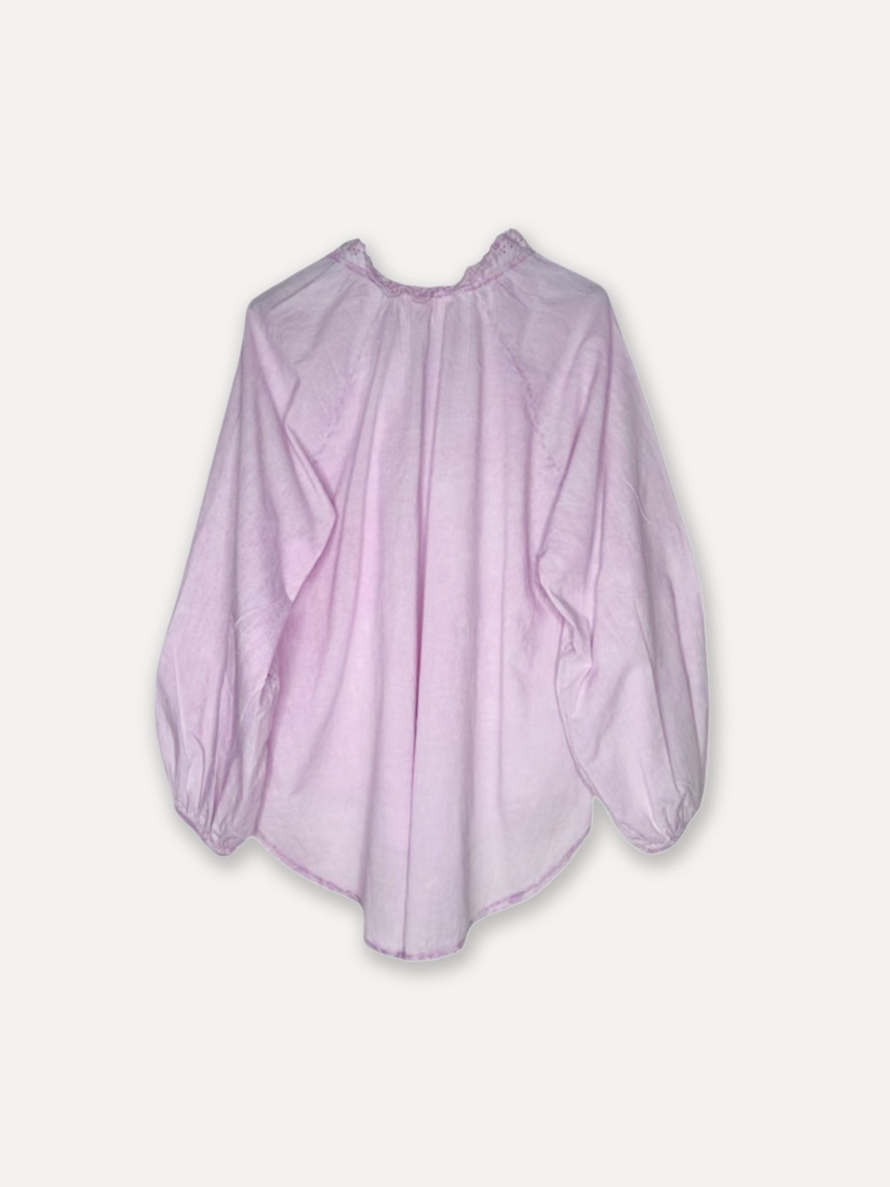 Faded Lace Shirt, Lilac