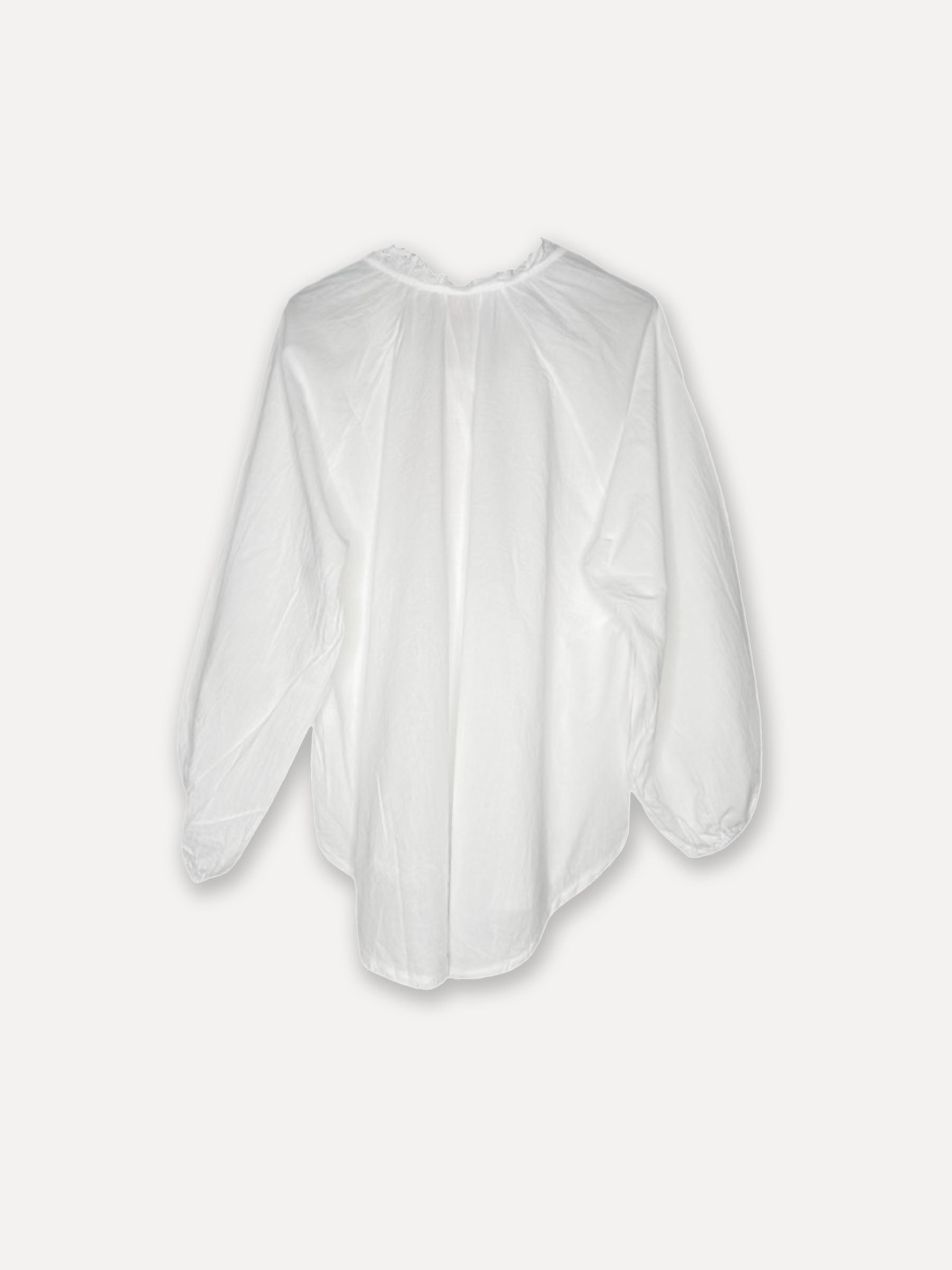 Chemise en dentelle fanée, blanc