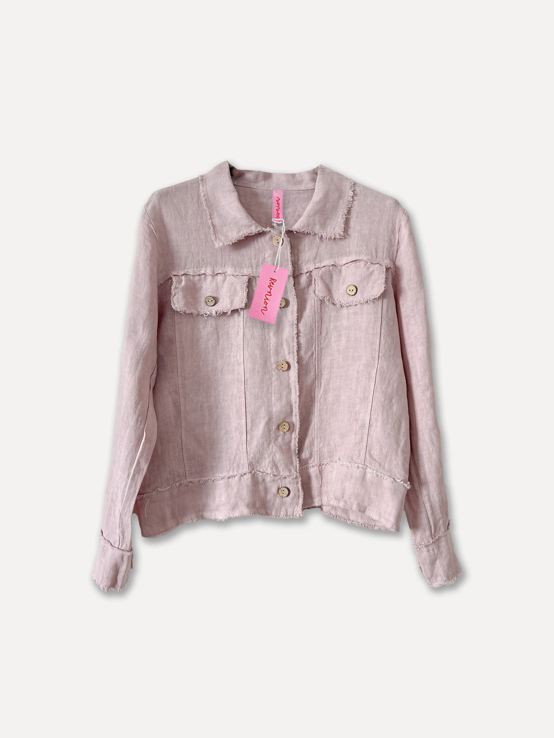 Freaky Denim Jacket Without Denim, Baby Pink