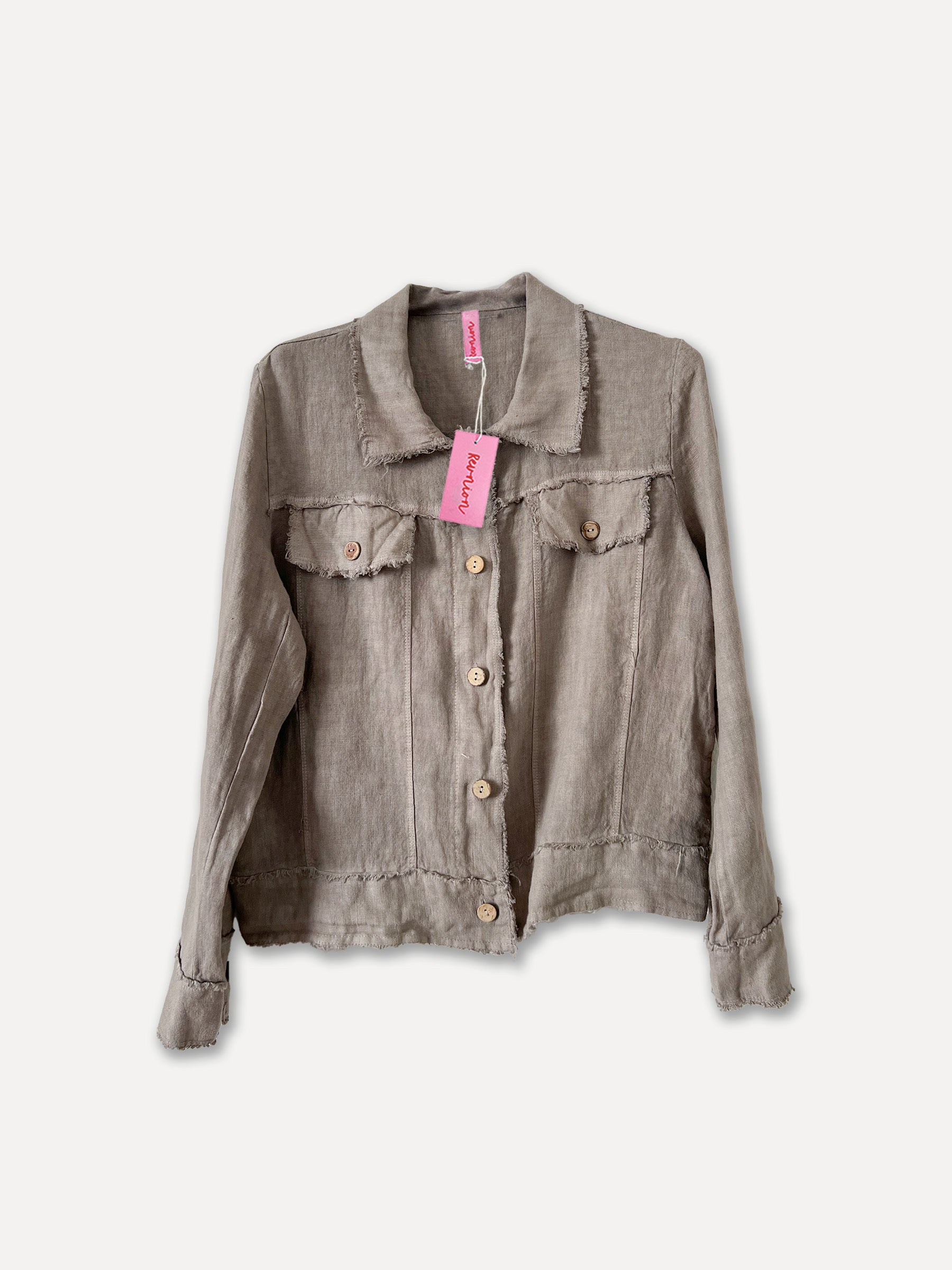 Freaky Denim Jacket Without Denim, Taupe