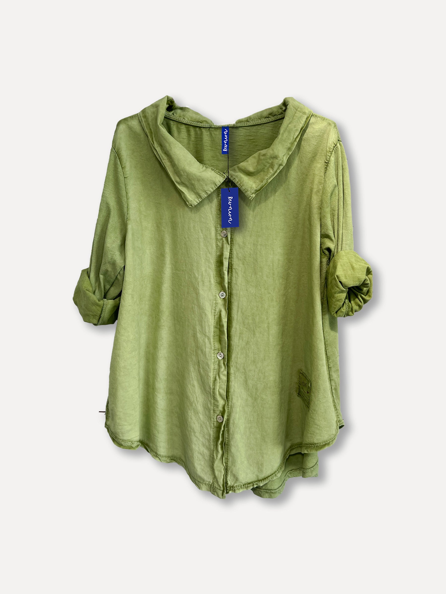 Gio Longsleeve Blouse, Green