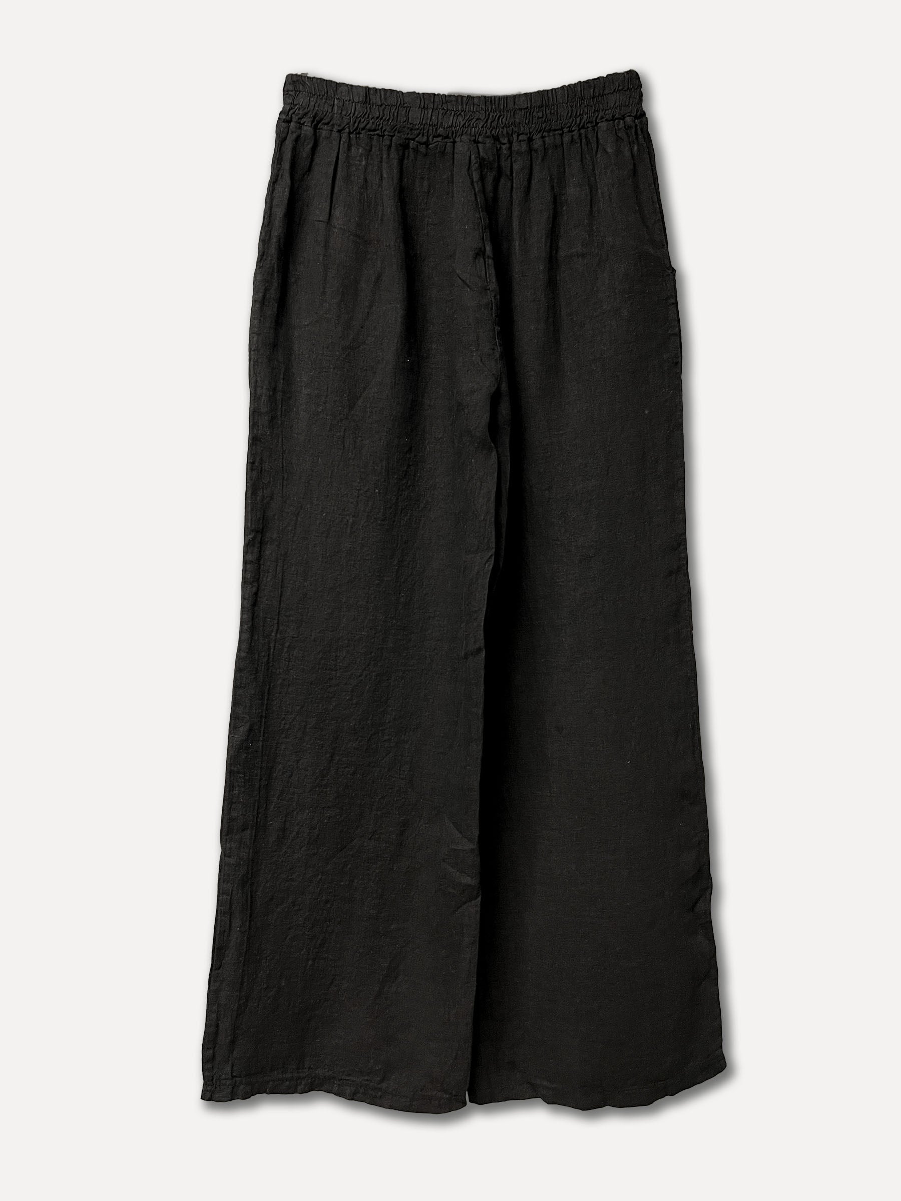 Lerici Linen Pants, Black