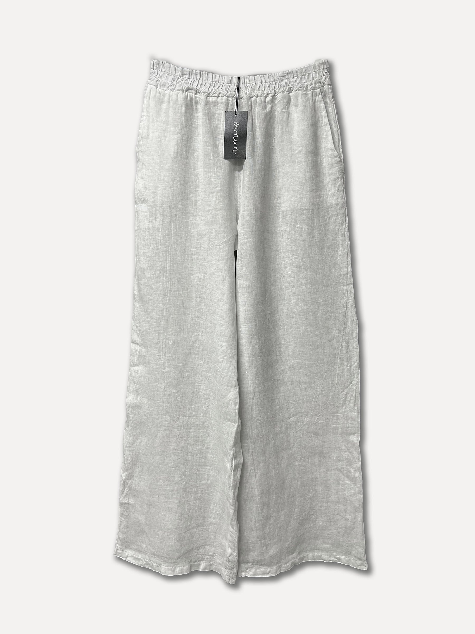 Lerici Linen Pants, White