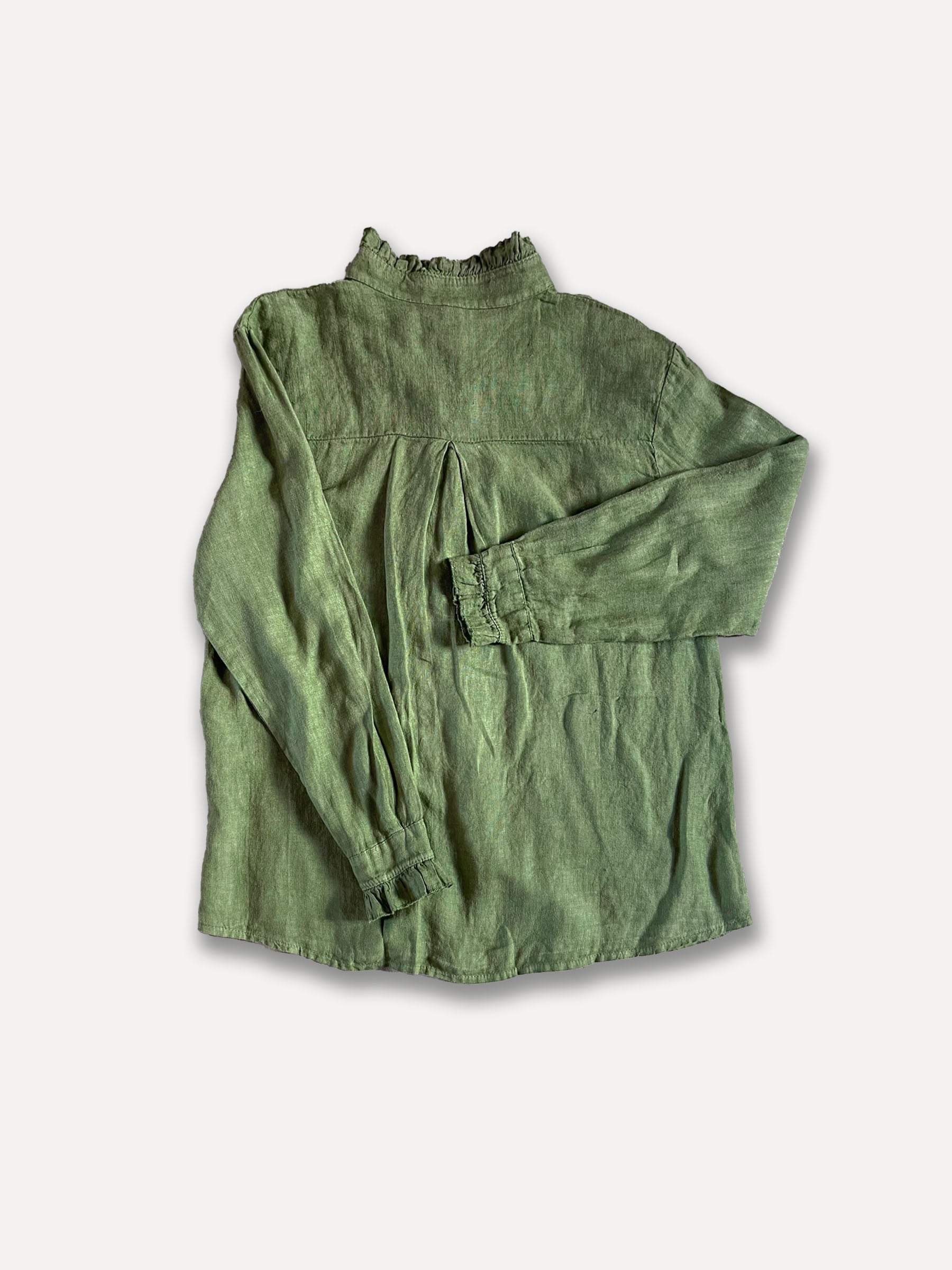 Blouse de marina, vert olive vierge