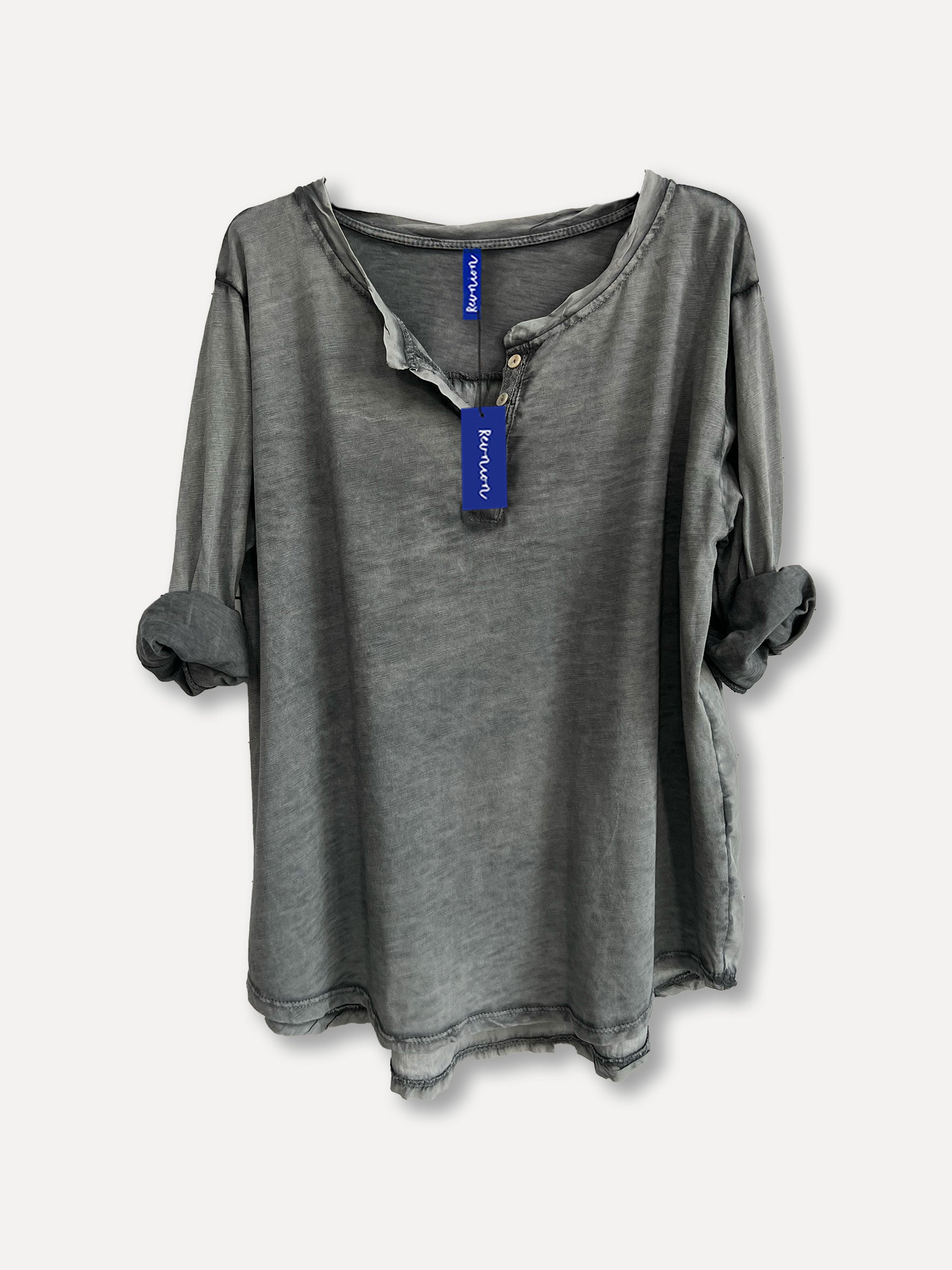 Secret Lace Shirt, Gray