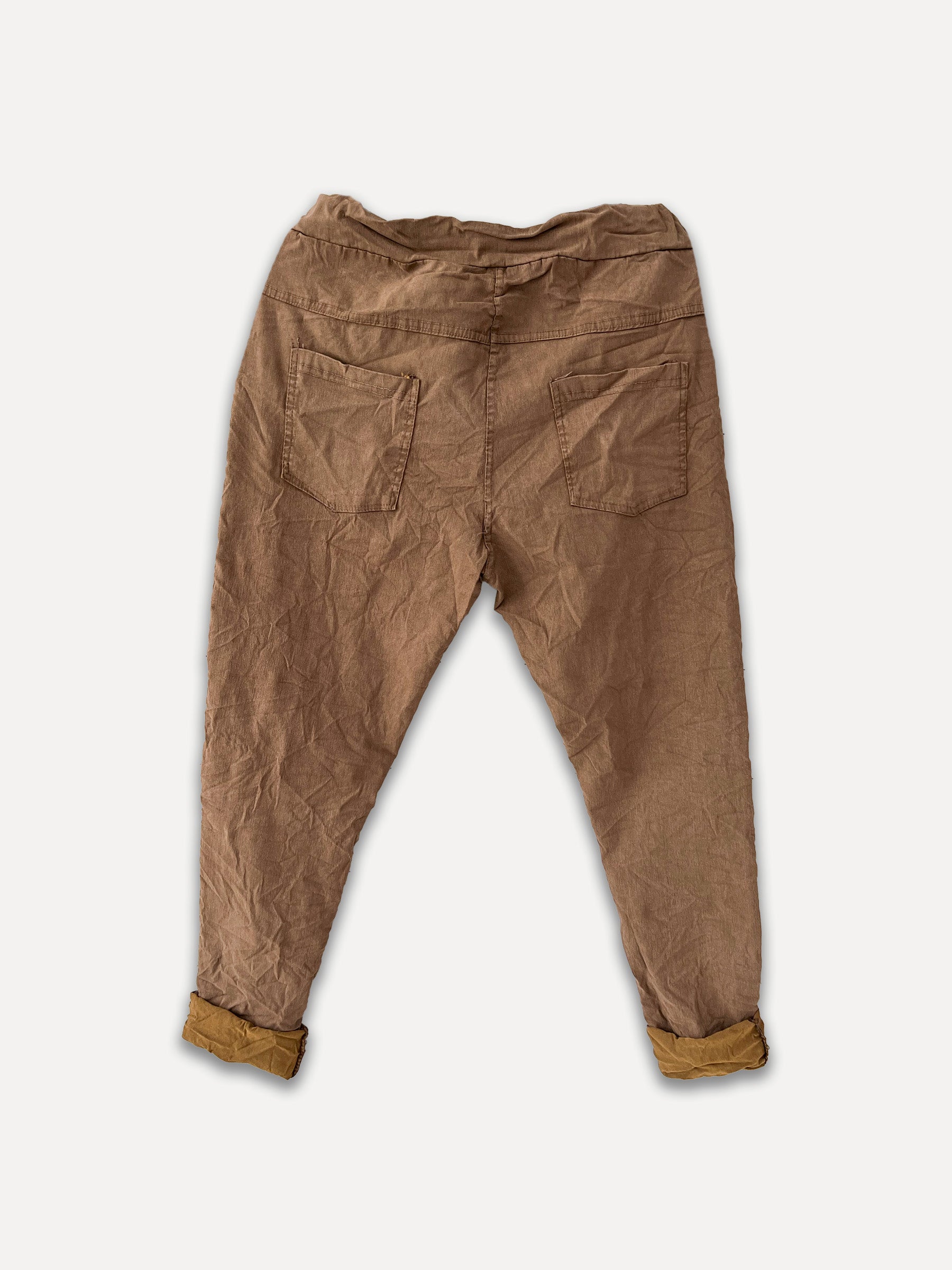 Pantalon de mandala, marron