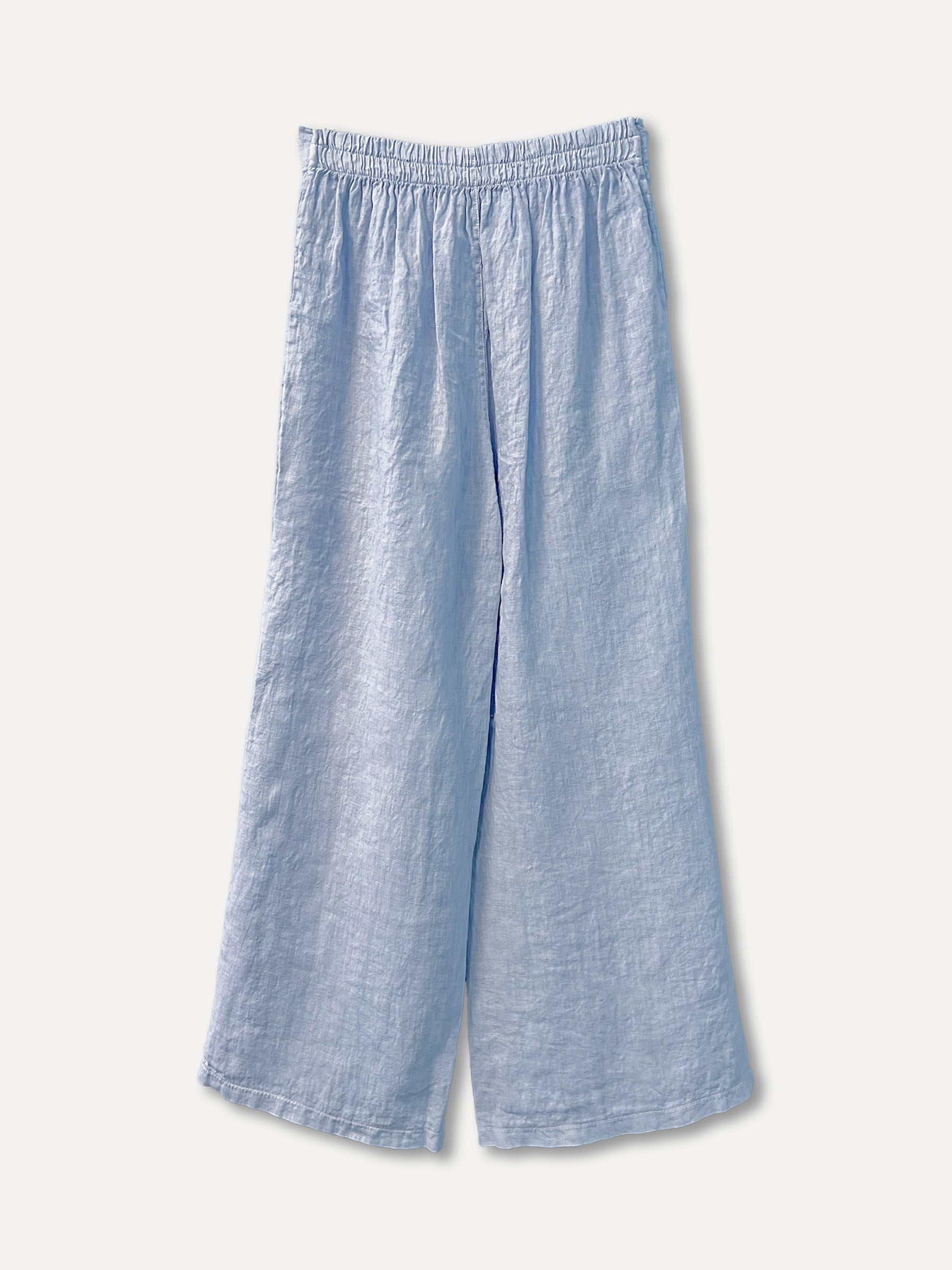 Marigold Linen Pants, Sky Blue