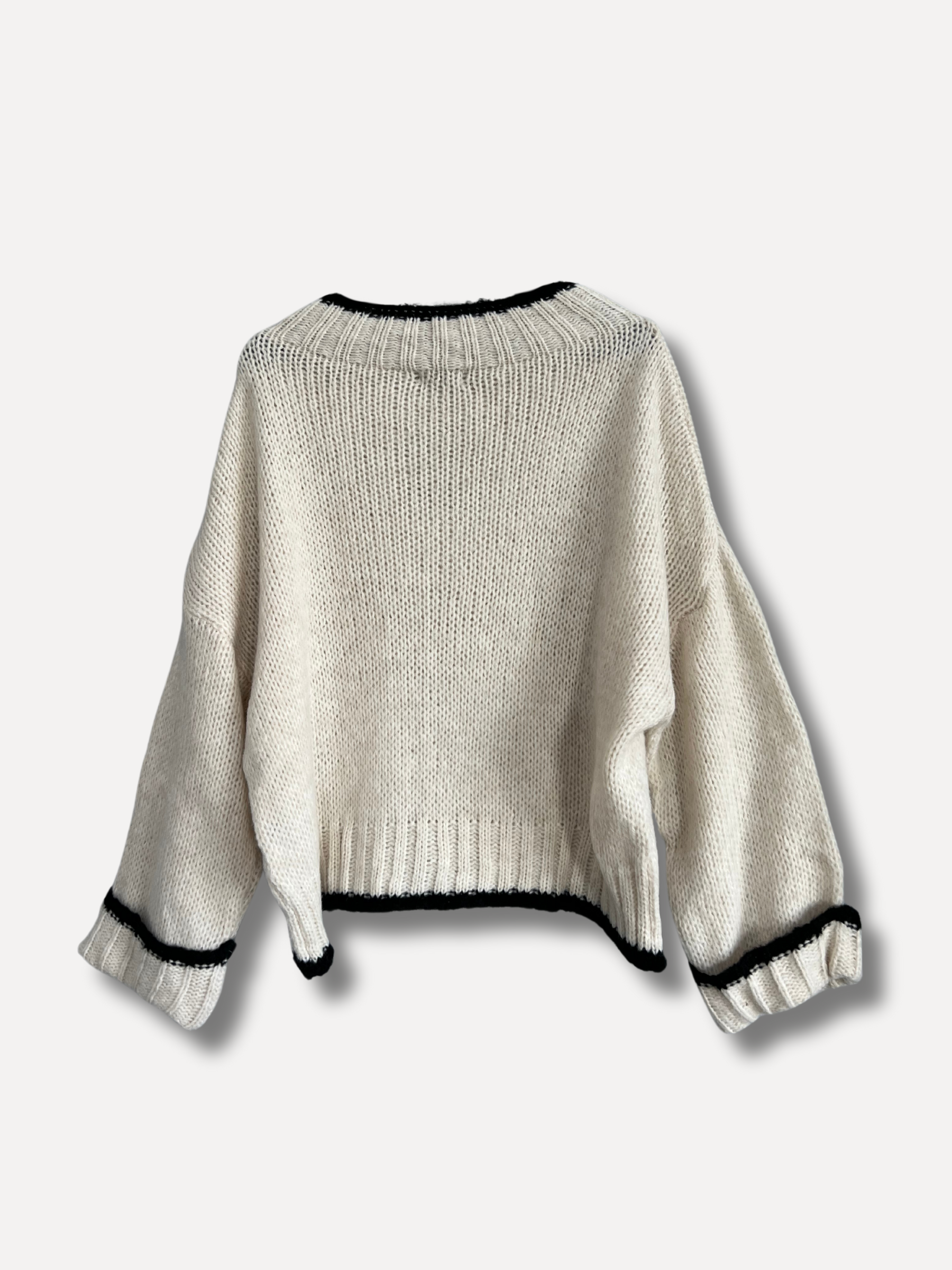 Mary Sweater, White