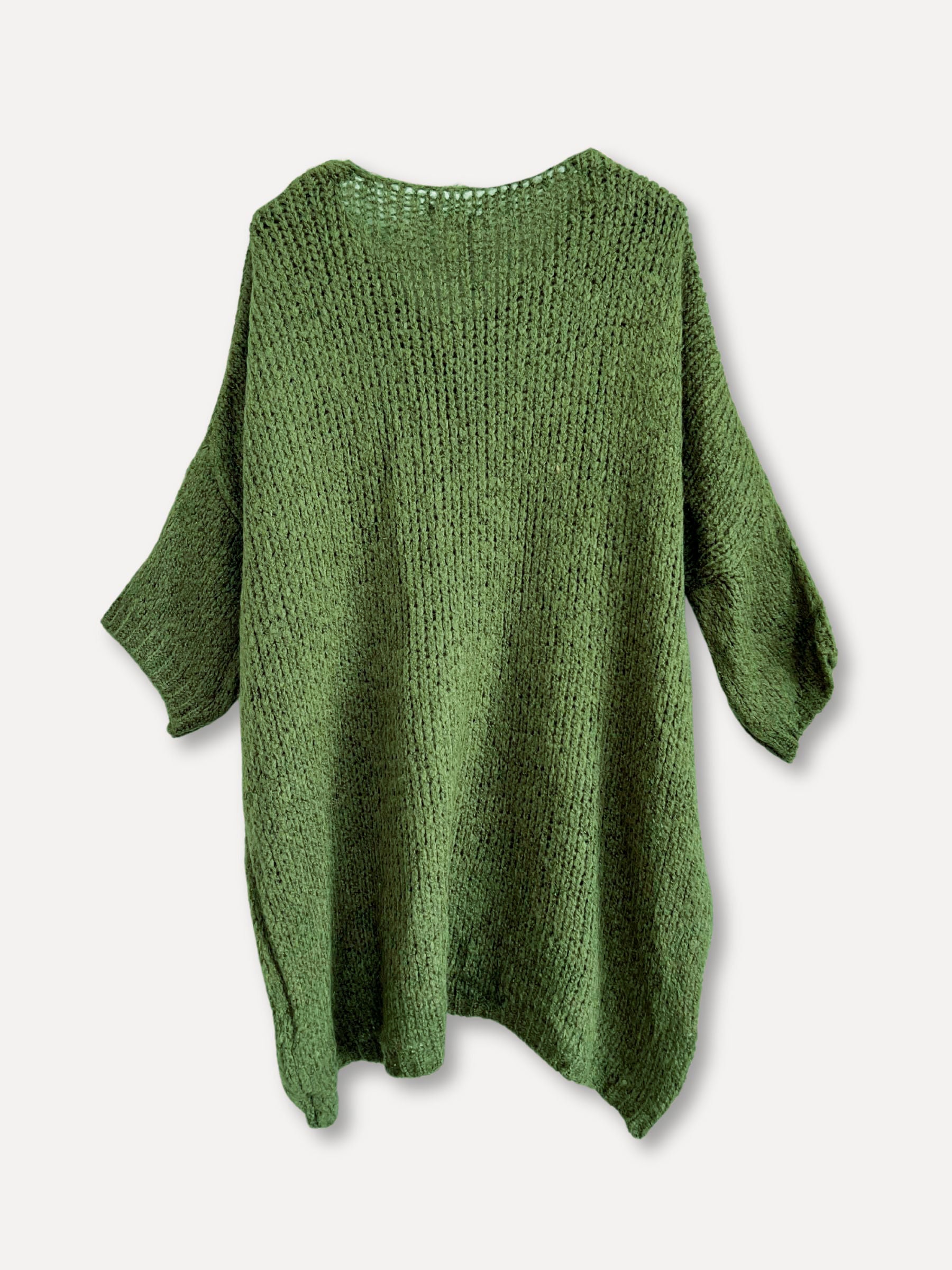 Oversize Midnight Sweater, Green