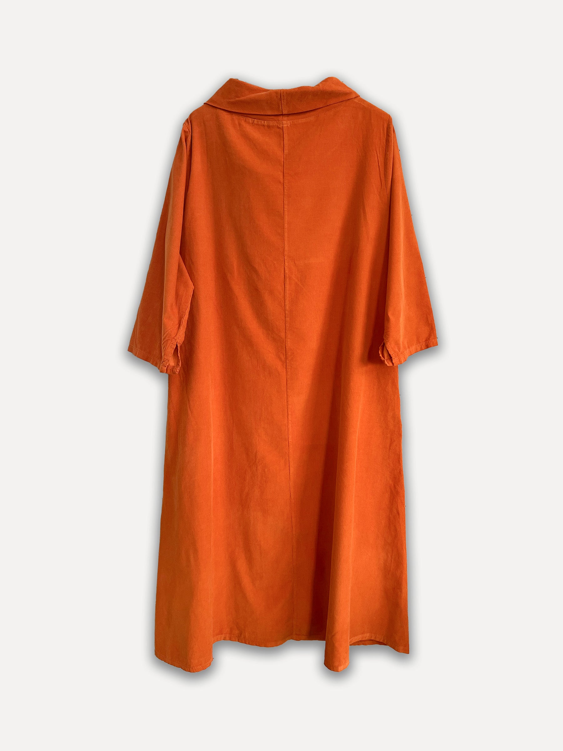 Robe de novembre miss, orange brûlé