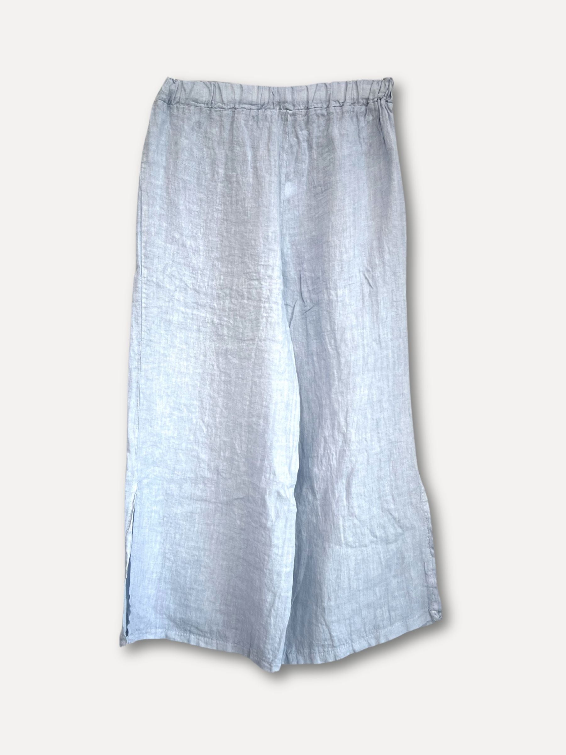 Nilla Linen Pants, Sky Blue