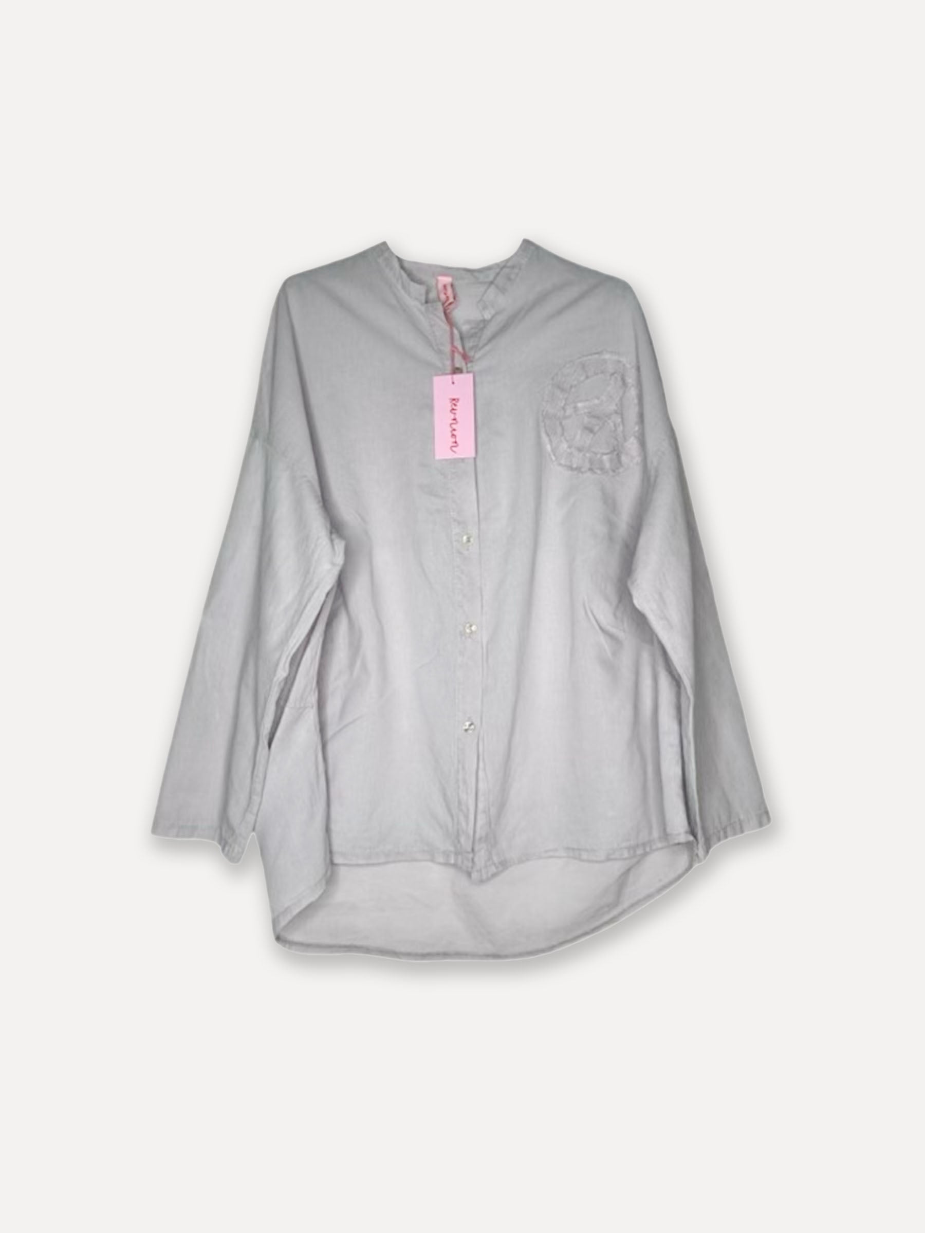 Chemise Peace Forever, gris clair