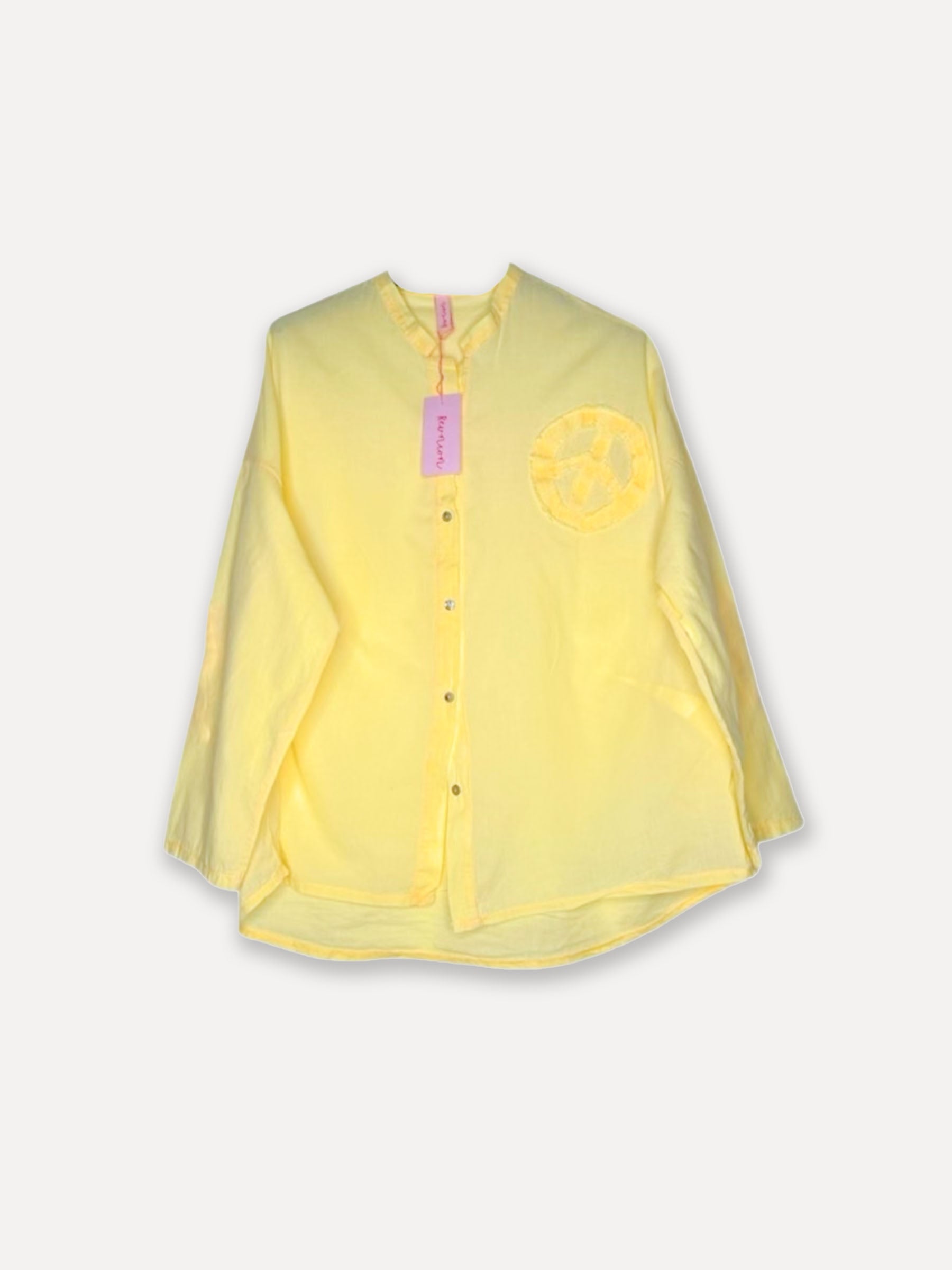 Chemise Peace Forever, citron