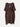 Perla Winter Cord Dress, Espresso