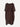 Perla Winter Cord Dress, Espresso