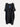 Perla Winter Linen Dress, Black