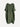 Perla Winter Linen Dress, Dark Green