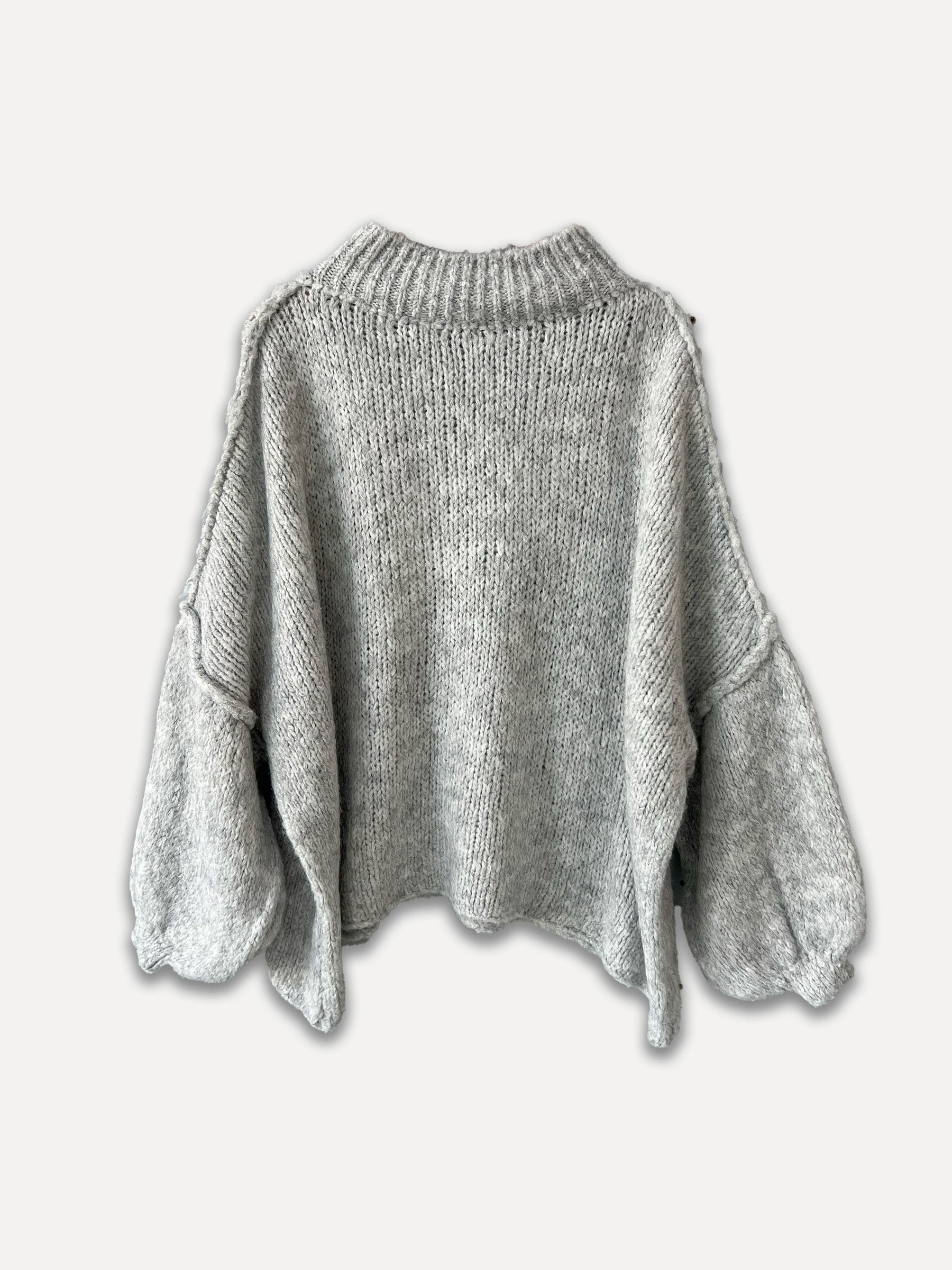 Pull rapide, gris clair